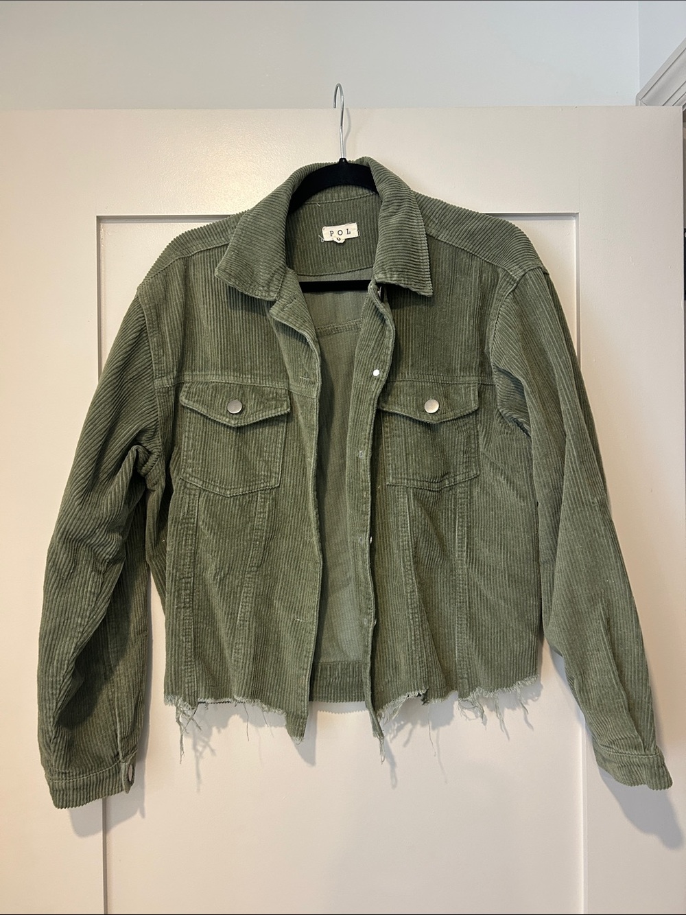 POL Green Corduroy Jacket
